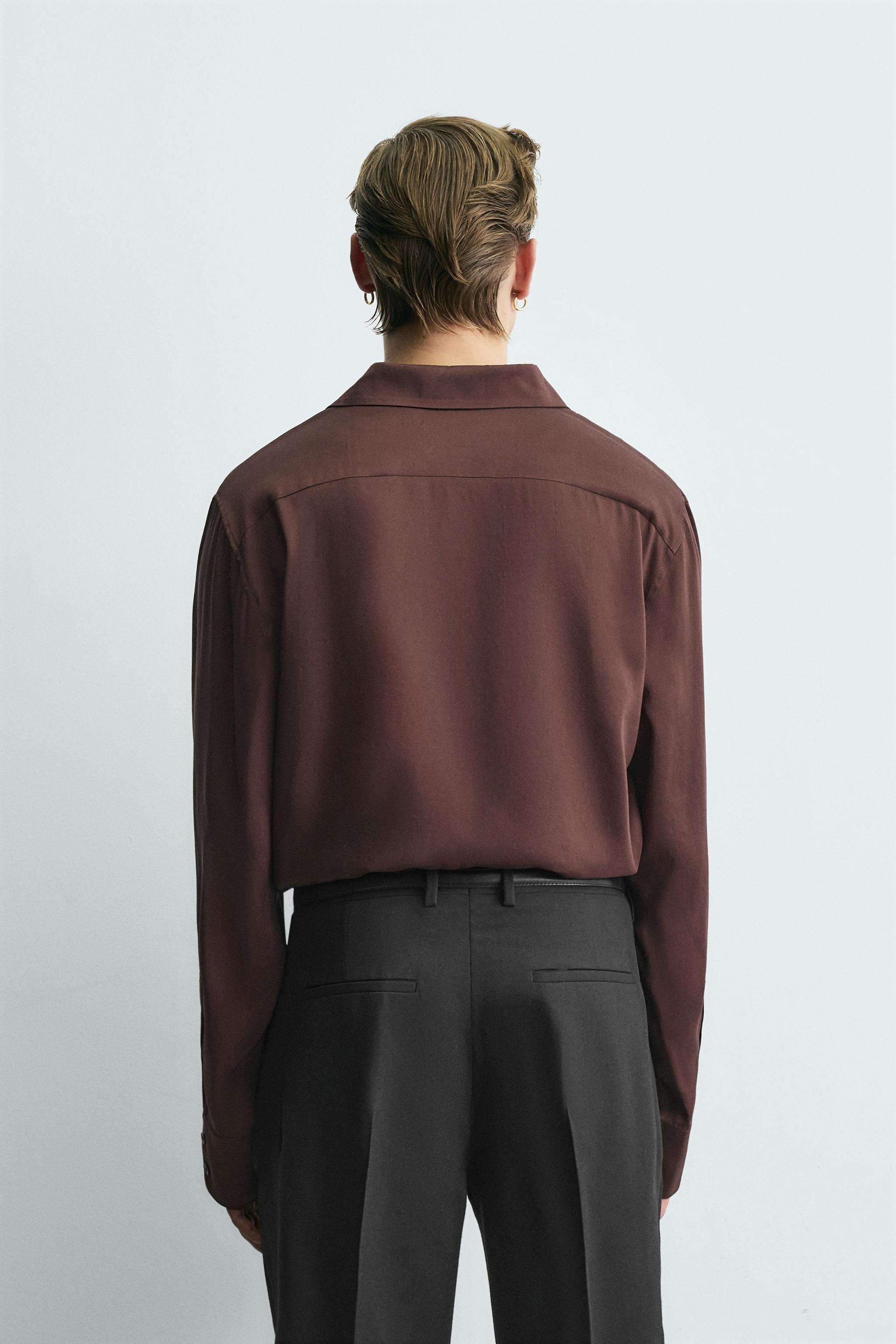 CHEMISE RELAXED FIT 100% SOIE LIMITED EDITION